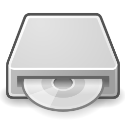 Download free grey disk cd optical icon